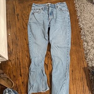 Abercrombie & Fitch Light Blue Straight Leg Jeans